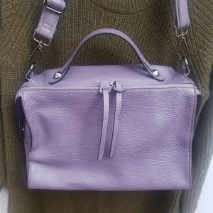 Purple shoulder or crossbows bag